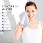 SINLAND Absorbent Coral Velvet Washcloth Ultra Soft Microfiber Face Towels 12 x - Image 2