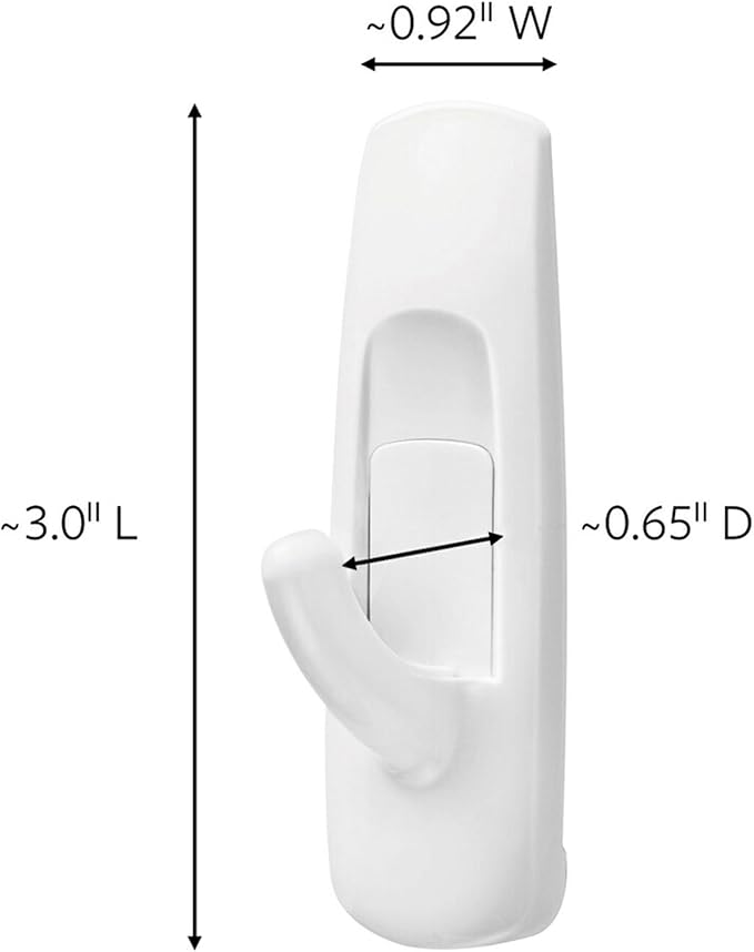 Command Medium Utility Hooks, 9 Wall Hook and 12 Strips, Damage-Free Hanging - Image 2