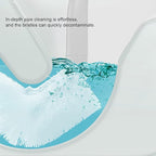 Baffect Curved Toilet Brush Plastic Long Antislip Grip Handle Toilet Cleaning - Image 4
