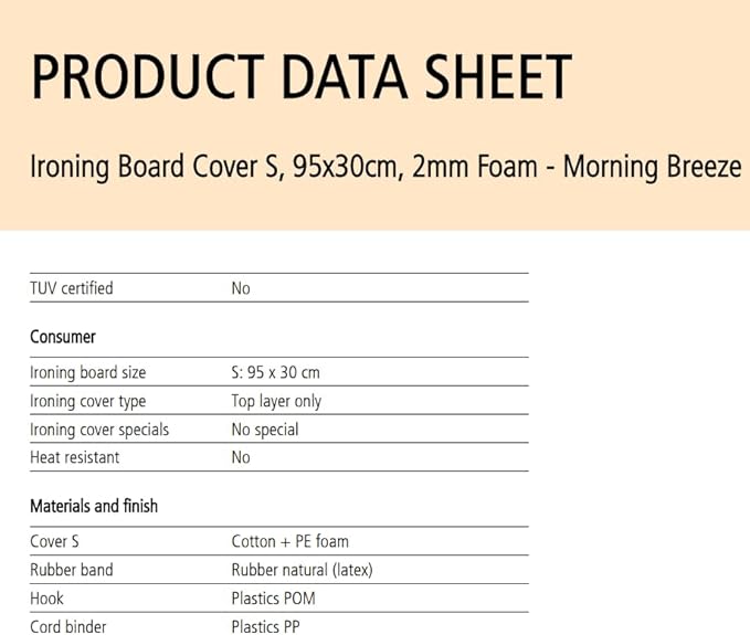 Ironing Board Cover S - Image 5