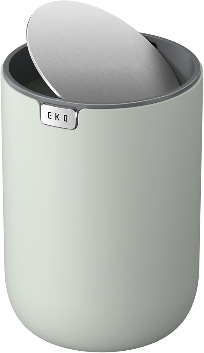 EKO Fandy 0.4 Gal/1.5L Mini Tabletop Trash Bin by EKO