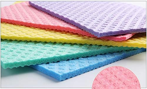 Reusable Cleaning Cellulose Sponge Cloths Absorbent Wipes Clean Kitchen Car - Image 6