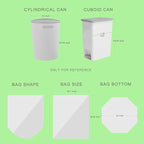 Small Trash Bags, Inwaysin Small Garbage Bags 4-6 Gallon Biodegradable Can - Image 7