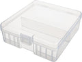 Fielect 100 x AA Battery Storage Case Holder Organizer Box Transparent by Fielect
