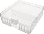 Fielect 100 x AA Battery Storage Case Holder Organizer Box Transparent by Fielect
