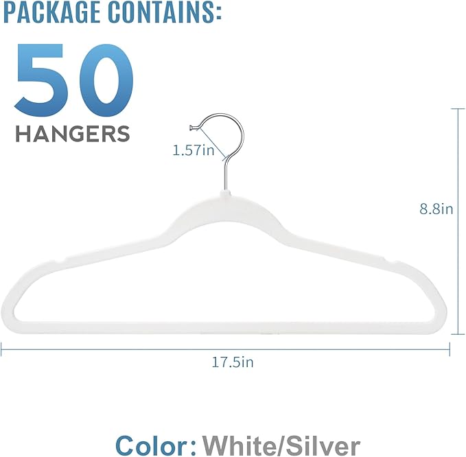 TIMMY Non-Slip Velvet Hangers - Image 2
