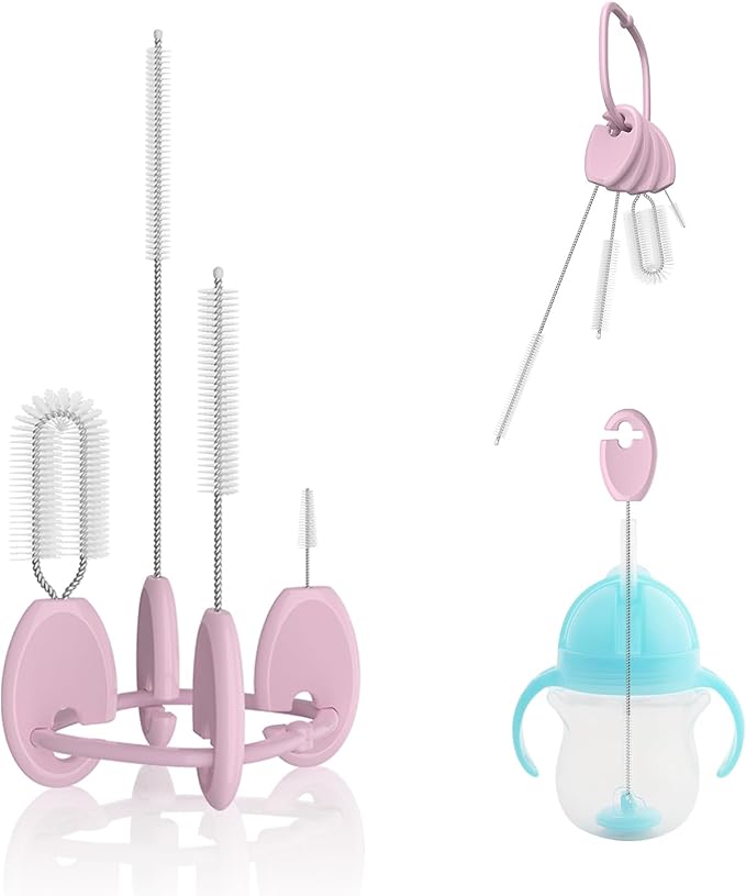 Baby Straw Brush Set, 4 Piece Cleaner Kit by VOGOGE