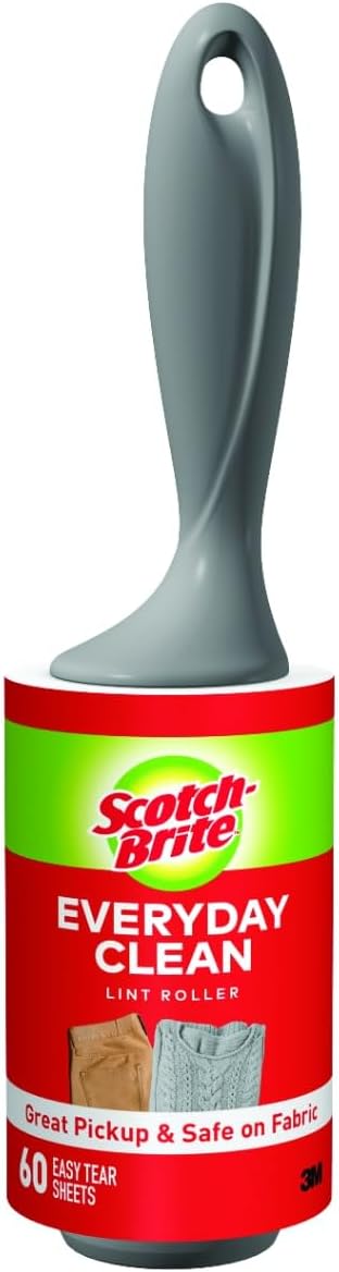 Scotch-Brite Lint Roller, Works Great on Pet Hair, 60 Sheets by Scotch-Brite