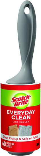 Scotch-Brite Lint Roller, Works Great on Pet Hair, 60 Sheets by Scotch-Brite