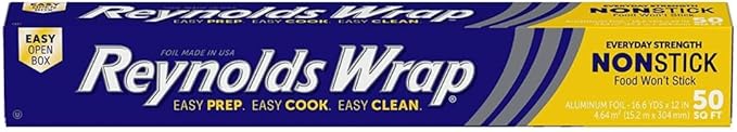 Reynolds Wrap Non-Stick Aluminum Foil Easy Prep, Cook & Clean - Image 2