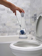 Unger No-Drip Toilet Brush Set, Flexible Neck Scrubber - Image 9