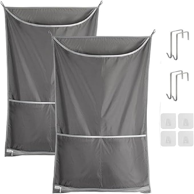 Hanging Laundry Hamper, Over The Door Laundry Hamper, Hanging Laundry Bag - Image 8