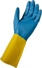Soft Scrub Neoprene Coated, Reusable Latex Household Glove - Image 2