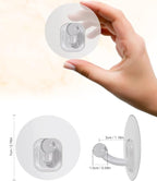 Uten Adhesive Hooks for Hanging 10 Pack, Heavy Duty Wall Hooks 11 lbs, Self - Image 7