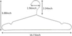 OIKA 30 Pack Heavy Duty Stainless Steel Hangers, Space-Saving Silver Clothes - Image 5