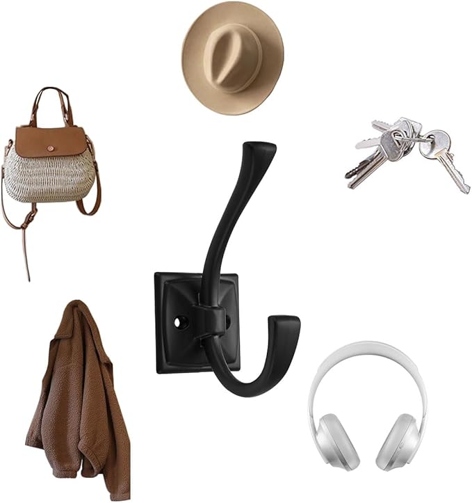 5 Pack Decorative Heavy Duty Towel Hooks - Image 4