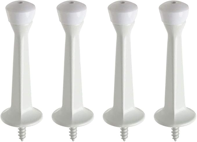 Liberty Premium Door Stop Metal Solid Rigid Door Stopper Brushed 3" - Image 4