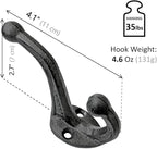 Ambipolar 5-Pack Rustic Wall Hooks - Image 2