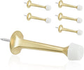 6 Pack Gold Solid Rigid Door Stops by KOVOSCH