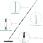 Affogato Floor Scrub Brush Bathroom Long Handle Bathtub Push Broom Shower Tile - Image 5