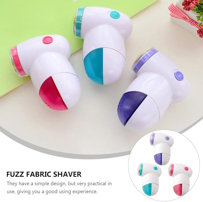 Hemoton Mini Clothes Lint Remover Shaver Portable Fabric Hair Ball Trimmer - Image 9