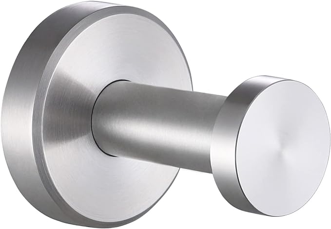 APLusee Brushed Nickel Towel Hook, 304 Stainless Steel Robe Hook by APLusee