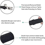 8Pcs Adjustable Bed Sheet Straps Clips, Elastic Mattress Sheet Fasteners Holder - Image 2