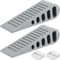 JQK Rubber Door Stopper Wedge, Wooden Floor, DSB61-GY-P6 by Homeimprovement