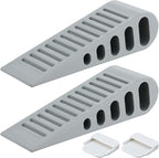 JQK Rubber Door Stopper Wedge, Wooden Floor, DSB61-GY-P6 by Homeimprovement