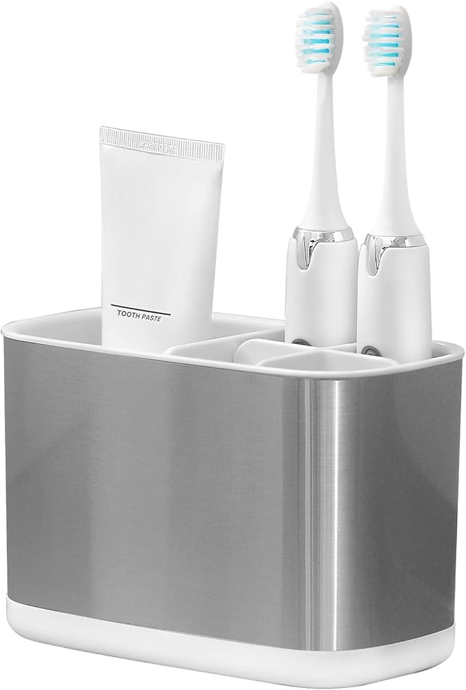 Colist Toothbrush Holder for Bathroom Stainless Steel Detachable Electric by Colist