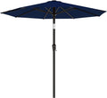 AreShark 9 FT Patio Umbrella for Outdoor, Outdoor Umbrella with Push Button Tilt and Crank, Outdoor Patio Umbrellas with 8 Sturdy Ribs for Market, Garden, Deck, Backyard, Pool (Navy) by Unknown