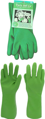 Star Kitchen & Home True Blues Ultimate Green Household Cleaning Gloves - Image 2