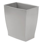iDesign Small Plastic Bathroom Trash Can, Slim Rectangle Garbage Bin - Image 8