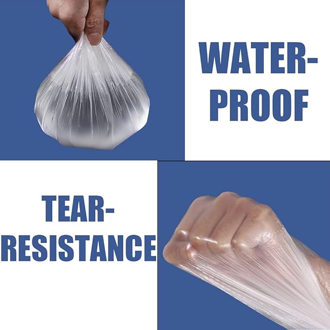20 Pieces Plastic Drop Cloth, Dust-Proof and Rustproof, 9x12 Feet Tarp - Image 2