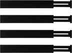 Utoplike 4 pcs Bamboo Kitchen Drawer Dividers Large, Adjustable Black Drawer - Image 7