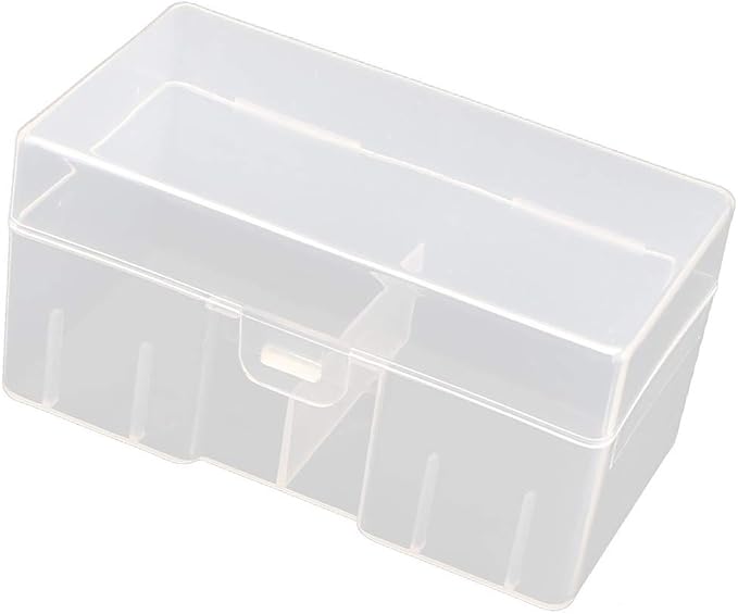 9V Battery Storage Box Organizer Holder Clear Plastic Case Container by YXQ