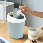 Mini Swing Lid Desktop Trash Can, 3 Colors - Image 5