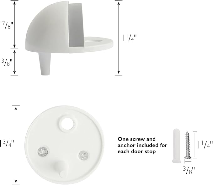 Design House Dome Door Stop Wall Protectors - Image 6