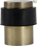KHTUMEWARE 4 Pack 1-1/2 in Floor Door Stopper, Antique Bronze Brushed Door Stop by khtumeware