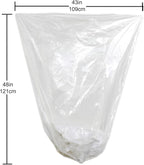 TYPLASTICS 45-48 Gallon Clear Trash Can Liners - Image 2