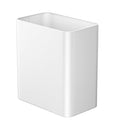 Small Bathroom Trash Can 2.4 Gallon Wastebasket Slim Metal Garbage Can by Veelesa