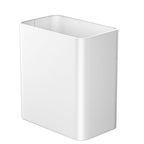 Small Bathroom Trash Can 2.4 Gallon Wastebasket Slim Metal Garbage Can by Veelesa