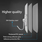 Adhesive Wall Hook, Set Heavy-Duty Thickened self-Adhesive Hook，24Pcs，33lb max - Image 4