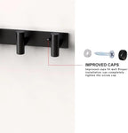 PMMASTO Coat Rack Wall Mounted, 5 "T Shaped Wall Hooks - Image 7