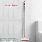 Floor Scrubber with Long Handle, 2 in 1 Scrubbing Brush Stiff Bristle Shower - Image 5