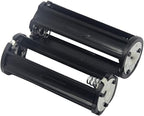 Battery Holder 2PCS Black Cylindrical 3x1.5V Battery Storage Adapter - Image 3