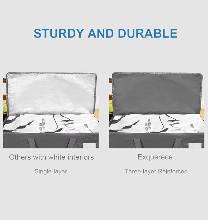 Three-layer Reinforced Moving Bags, 6 Pack Extra Large 93L 60lb Heavy Duty - Image 4