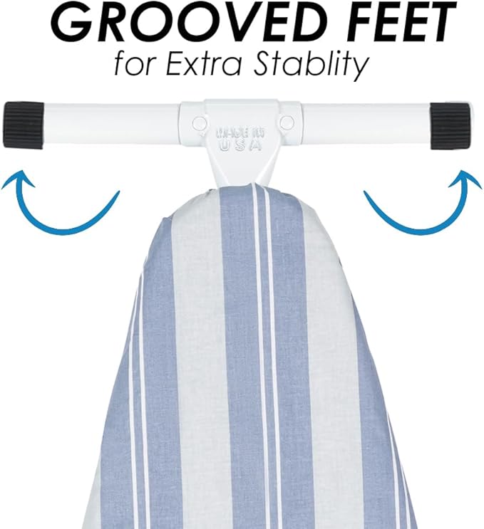 Full Size Ironing Board with Cover & Pad – USA-Made with Enhanced Grip Feet - Image 4