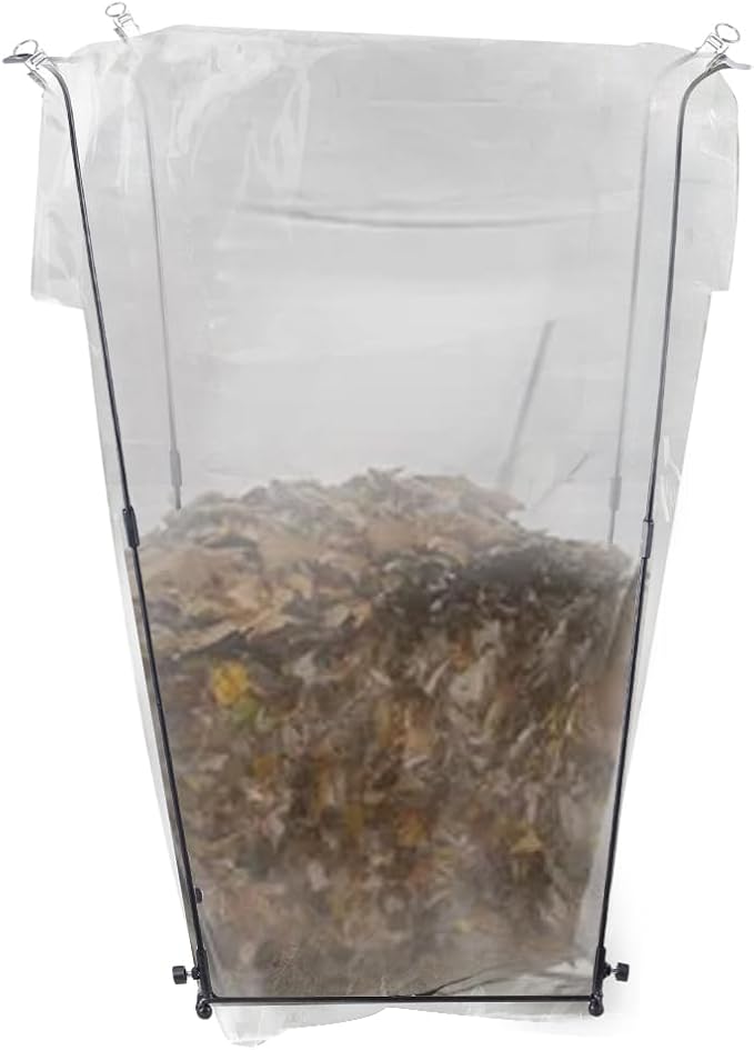 Trash Bag Holder, Metal Garbage Bag Holder, 30-45 Gallon Portable Trash Bag - Image 7