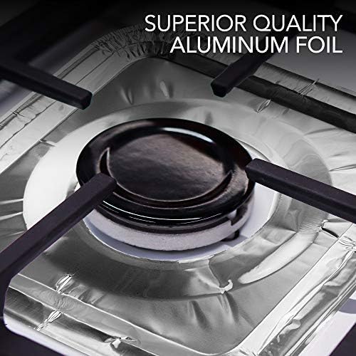 Disposable Gas Burner Liners Aluminum Foil Square Gas Stove Burner Covers - Image 5